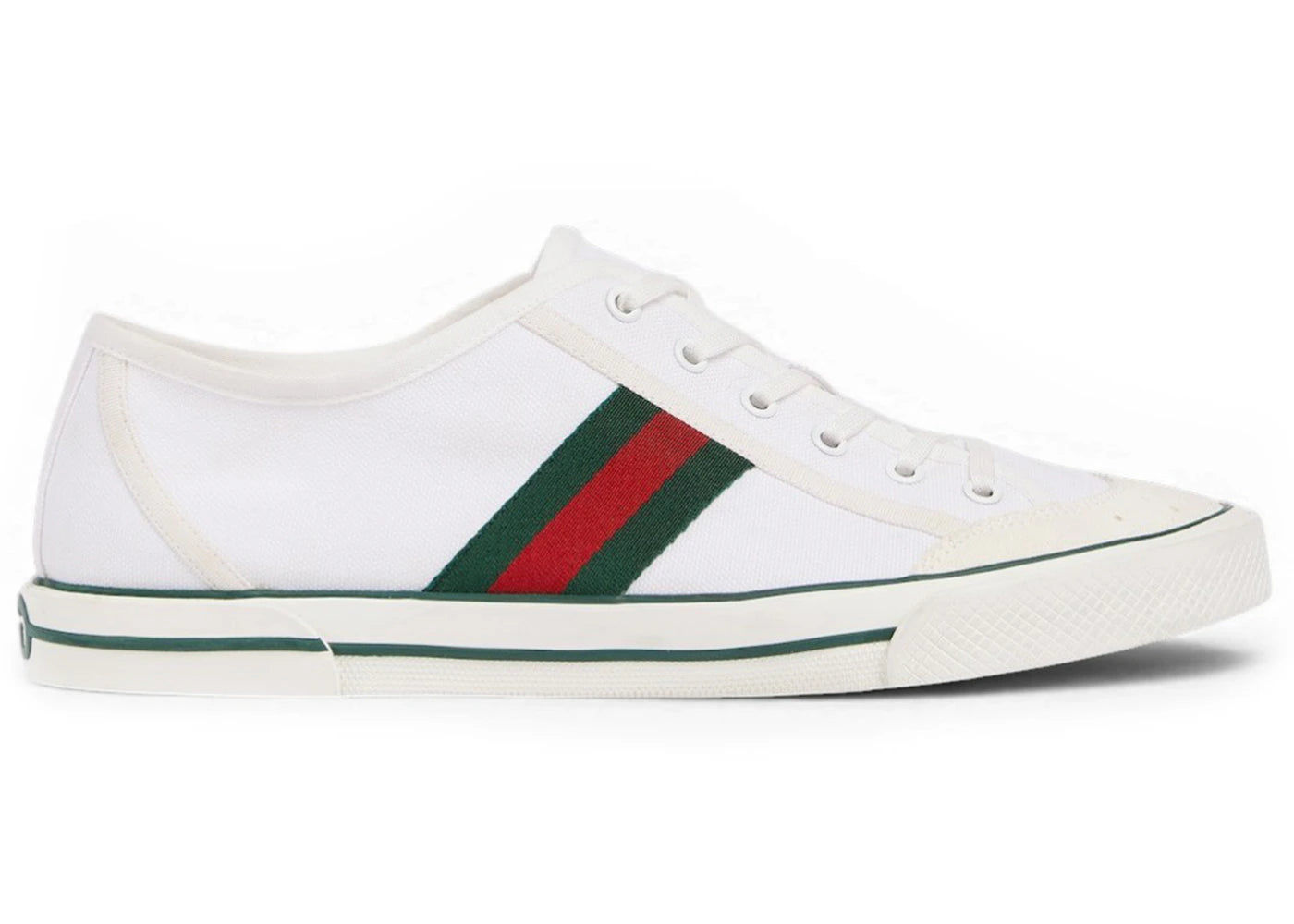Gucci Tennis 1977 Sneaker White Canvas Web - vue secondaire A