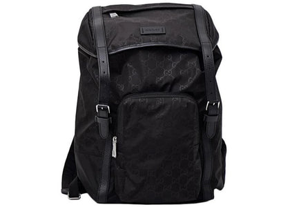 Gucci Travel Nylon Backpack Large Black - authentic Gucci product
