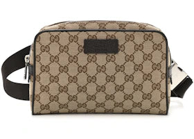 Gucci Belt Bag GG Supreme Canvas Small Beige/Black - vue 360