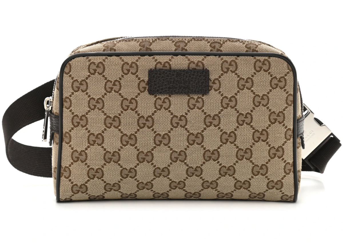 Gucci Belt Bag GG Supreme Canvas Small Beige/Black - vue secondaire A