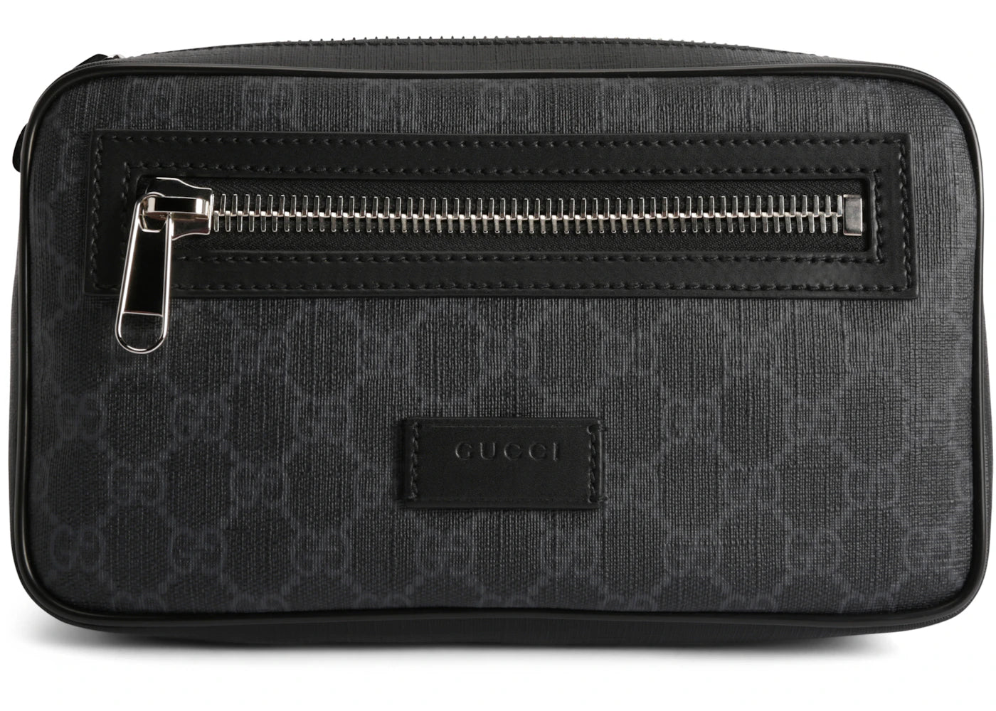 Gucci Waist Bag GG Supreme Soft Black/Grey - vue 360