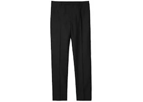 Gucci Wool Blend Twill Trousers Black