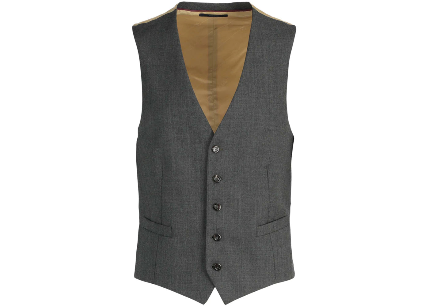 Gucci Wool Tailored Vest Dark/Grey - vue secondaire A
