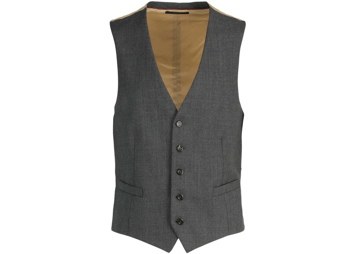 Gucci Wool Tailored Vest Dark/Grey - vue 360