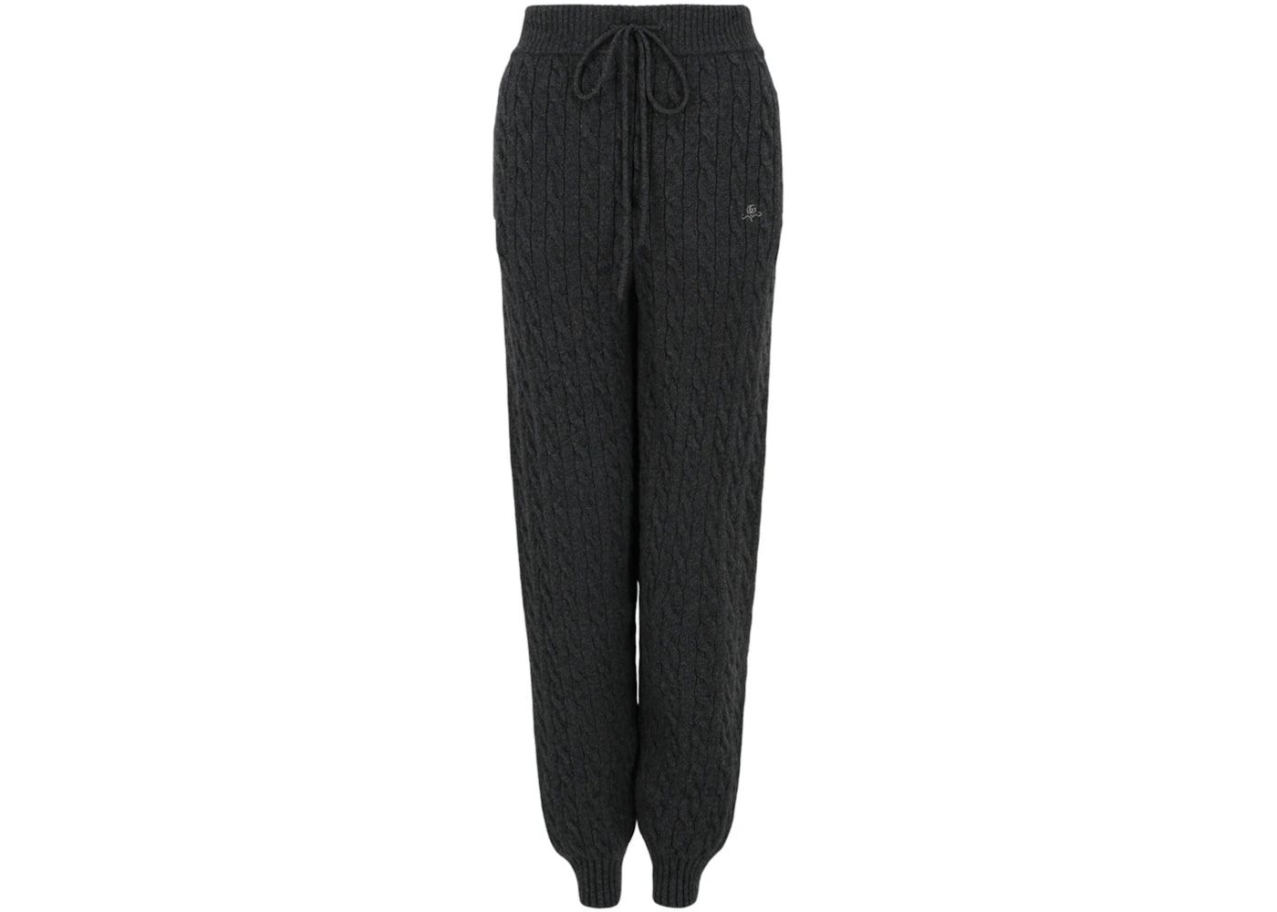 Gucci Woven Cashmere Joggers Black - vue secondaire A