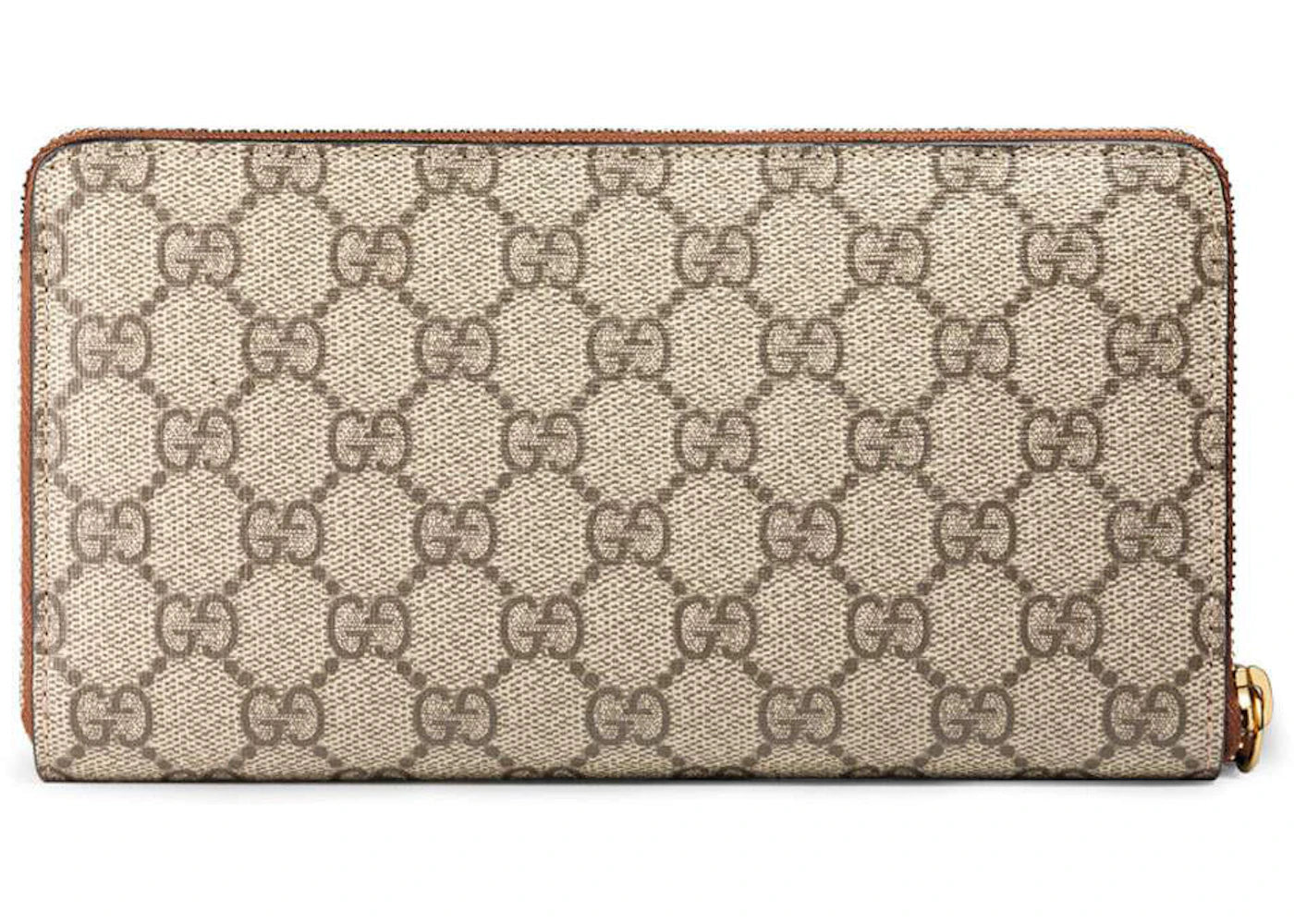 Gucci Zip Around Wallet GG Supreme Brown Lining - vue secondaire B
