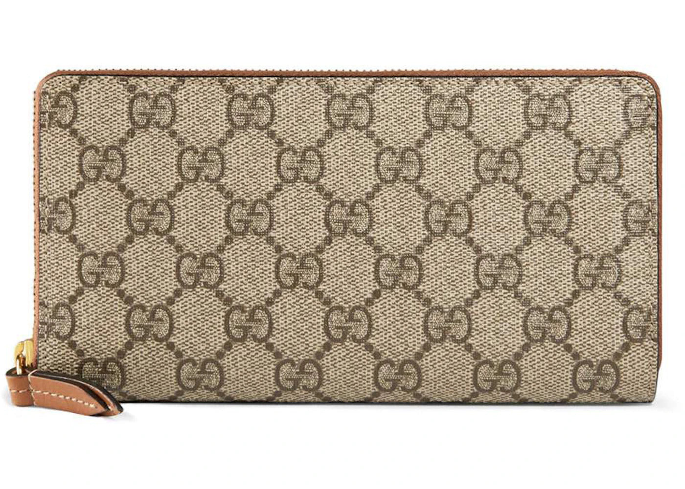 Gucci Zip Around Wallet GG Supreme Brown Lining - vue secondaire A