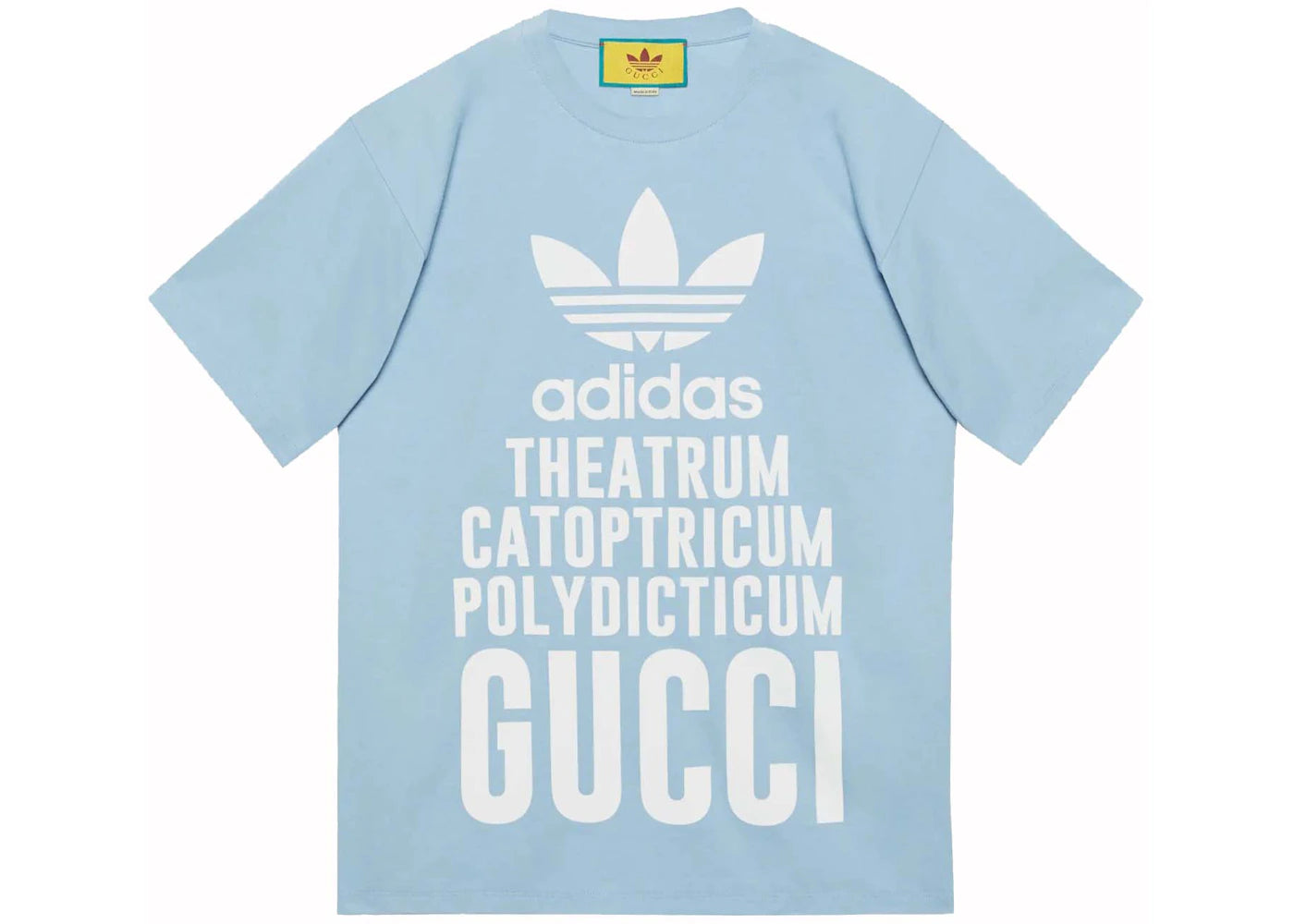 Gucci x Adidas T-Shirt Blue - vue secondaire A
