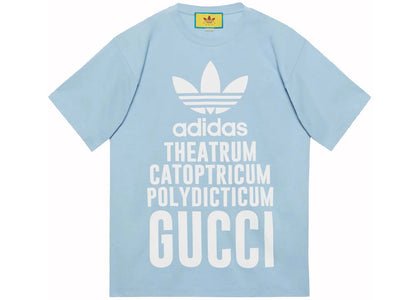 Gucci x Adidas T-Shirt Blue - apparel view 2