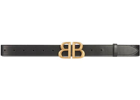 Gucci x Balenciaga The Hacker Project Large BB Belt Black - vue 360