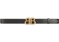Gucci x Balenciaga The Hacker Project Large BB Belt Black