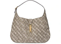 Gucci x Balenciaga The Hacker Project Medium Jackie 1961 GG Supreme Beige/Ebony/White