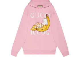 Gucci x Bananya Hoodie Pink