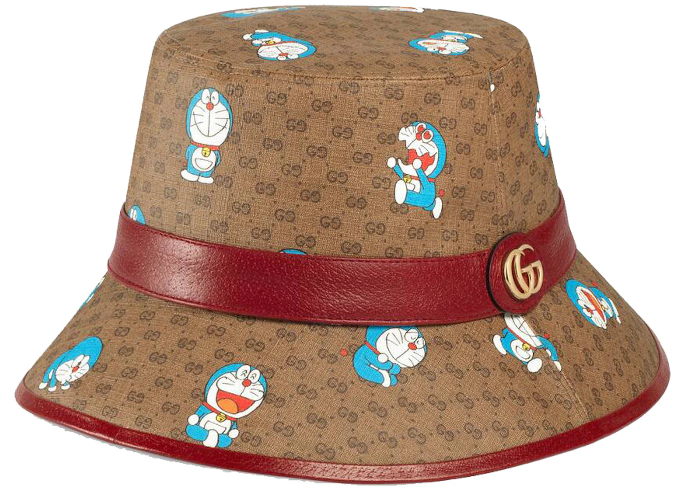 Gucci x Doraemon Bucket Hat Ebony/Beige - vue secondaire A
