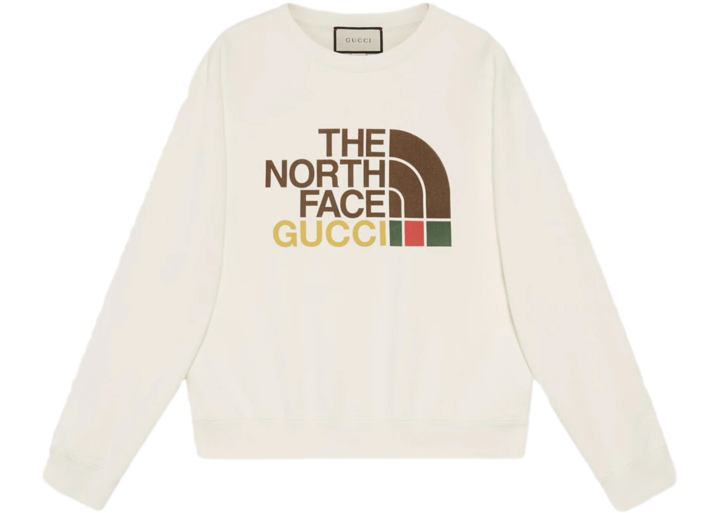 Gucci x The North Face Cotton Sweatshirt Ivory - vue secondaire A