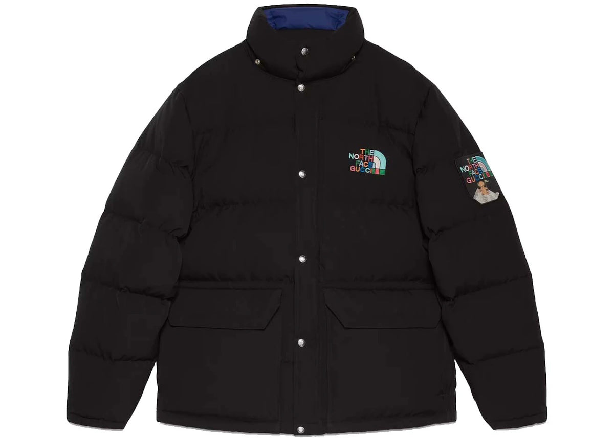 Gucci x The North Face Down Jacket Black - vue secondaire B
