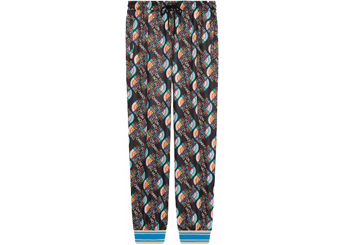 Gucci x The North Face Jogging Pants Black/Multicolor - vue 360