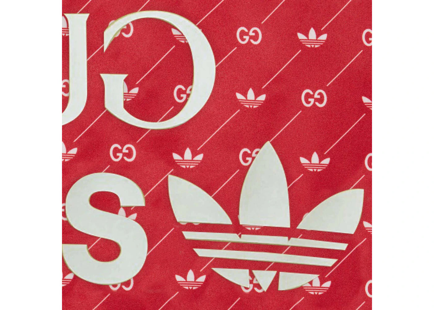 Gucci x adidas Acetate Jacket Pink/Red/Dark Blue - vue secondaire B
