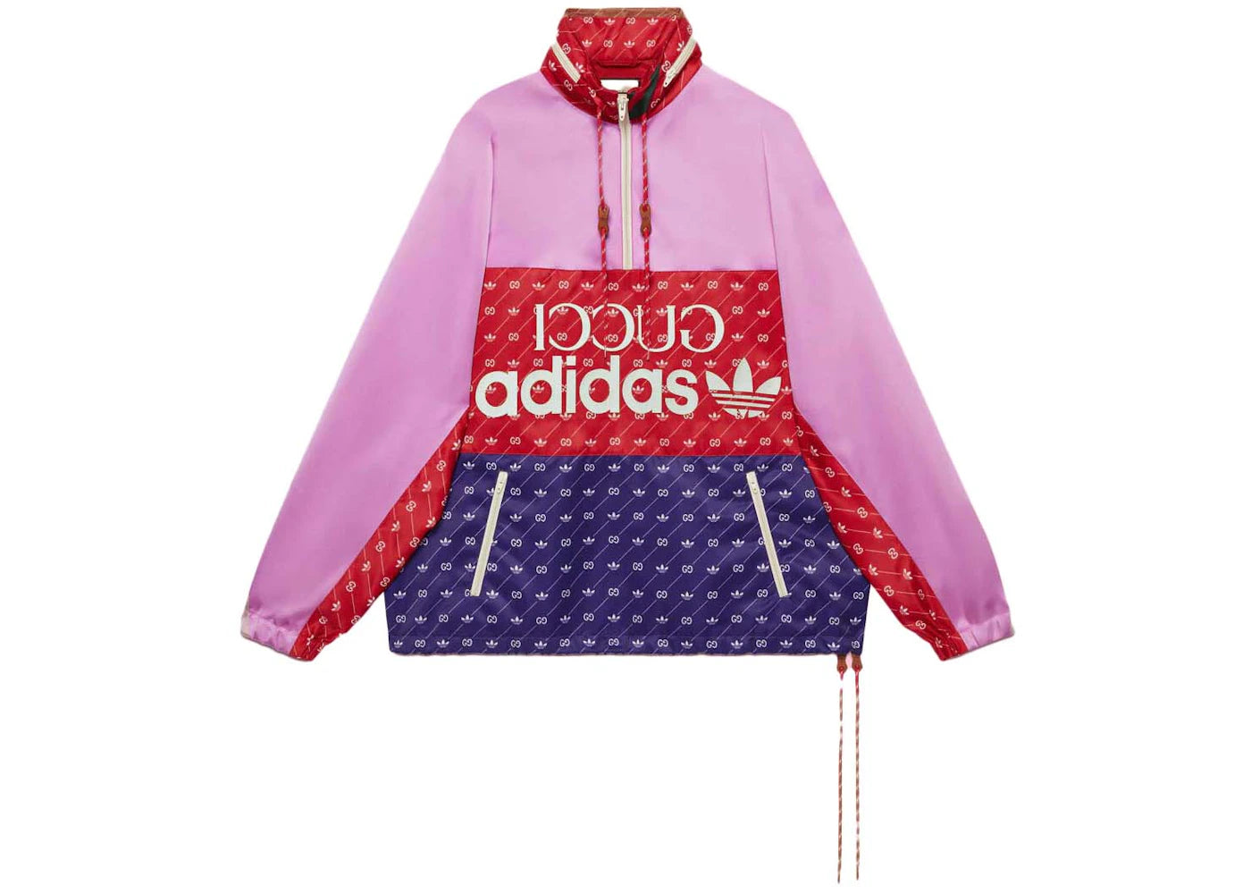 Gucci x adidas Acetate Jacket Pink/Red/Dark Blue - vue secondaire A