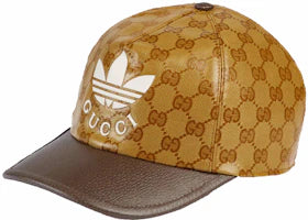 Gucci x adidas Baseball Hat Brown - vue 360