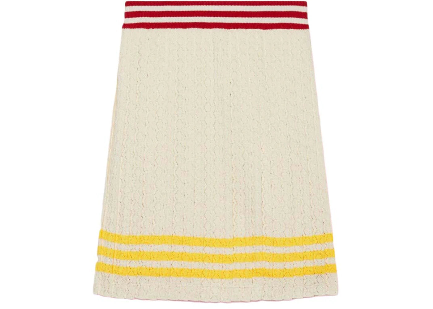 Gucci x adidas Cotton Skirt Ivory - vue secondaire A
