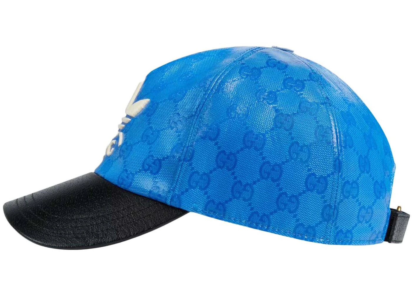 Gucci x adidas GG Allover Logo Cap Blue/Black - vue secondaire B