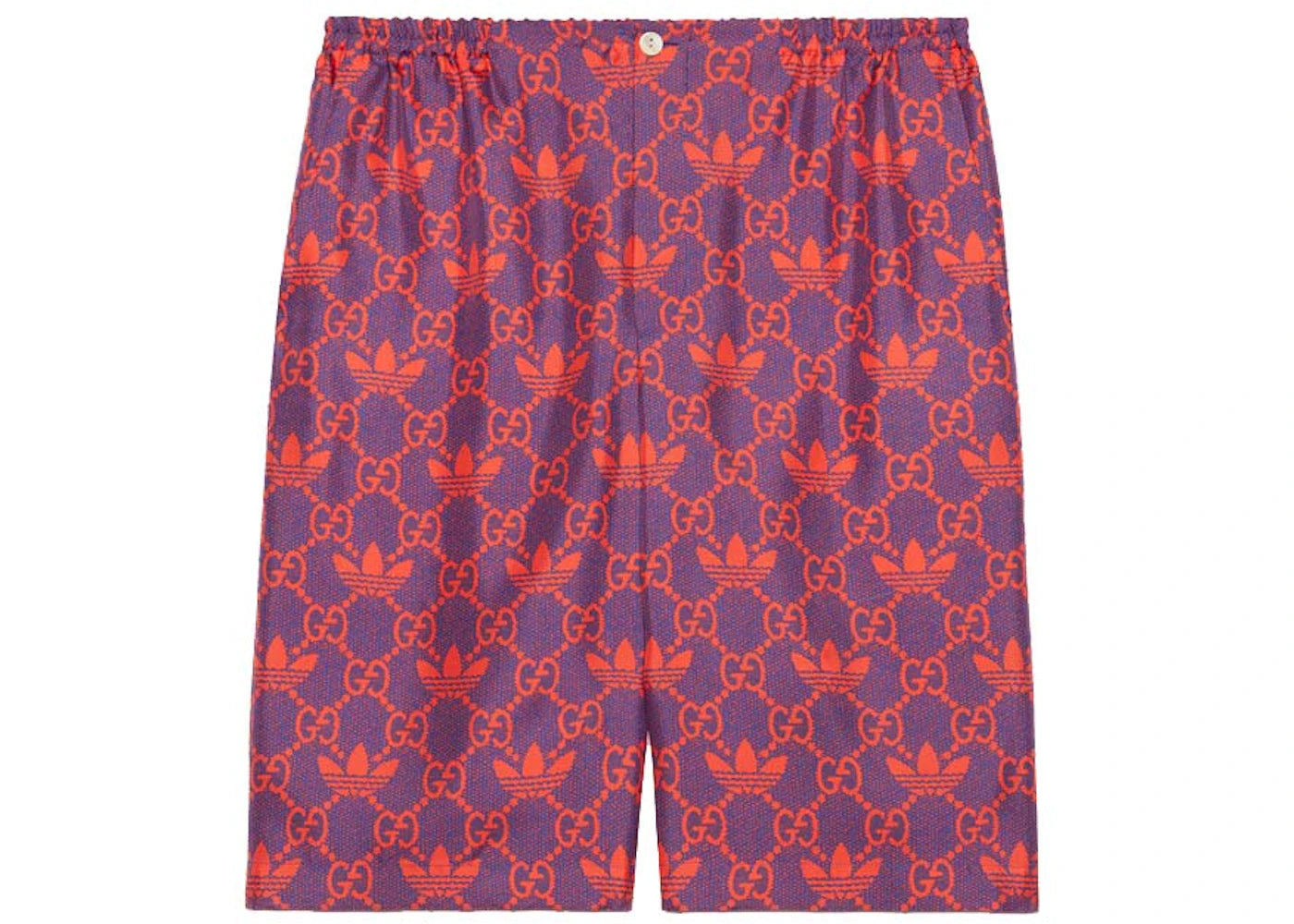 Gucci x adidas Macro GG Shorts Purple/Red - vue 360