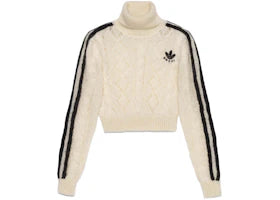 Gucci x adidas Mohair Knit Sweater Ivory - vue 360