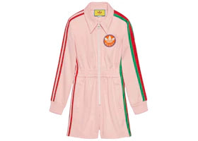 Gucci x adidas Short Jumpsuit Pink - vue 360