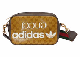 Gucci x adidas Small Shoulder Bag Beige/Brown - vue 360