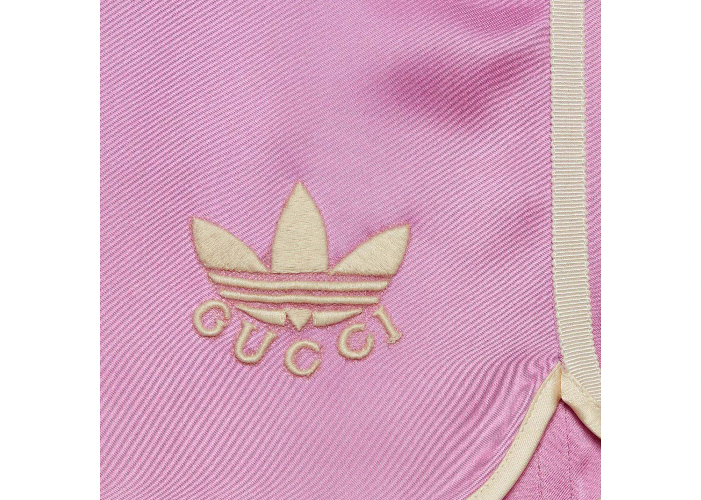 Gucci x adidas Trefoil Print Shorts Pink - vue secondaire B