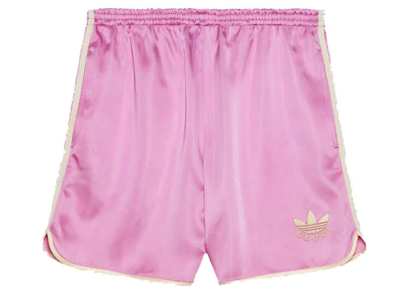 Gucci x adidas Trefoil Print Shorts Pink - vue secondaire A