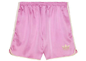 Gucci x adidas Trefoil Print Shorts Pink - authentic Gucci apparel