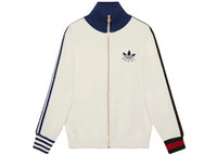 Gucci x adidas Viscose Zip-Up Jacket White