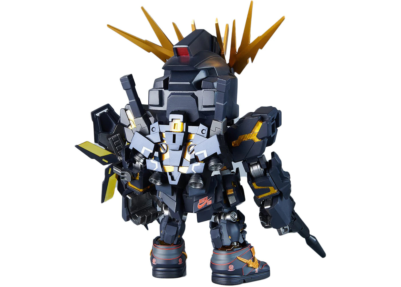 Bandai Gundam x Nike SB Unicorn QMSV RX-0 Banshee 02 (Destroy Mode) Action Figure
