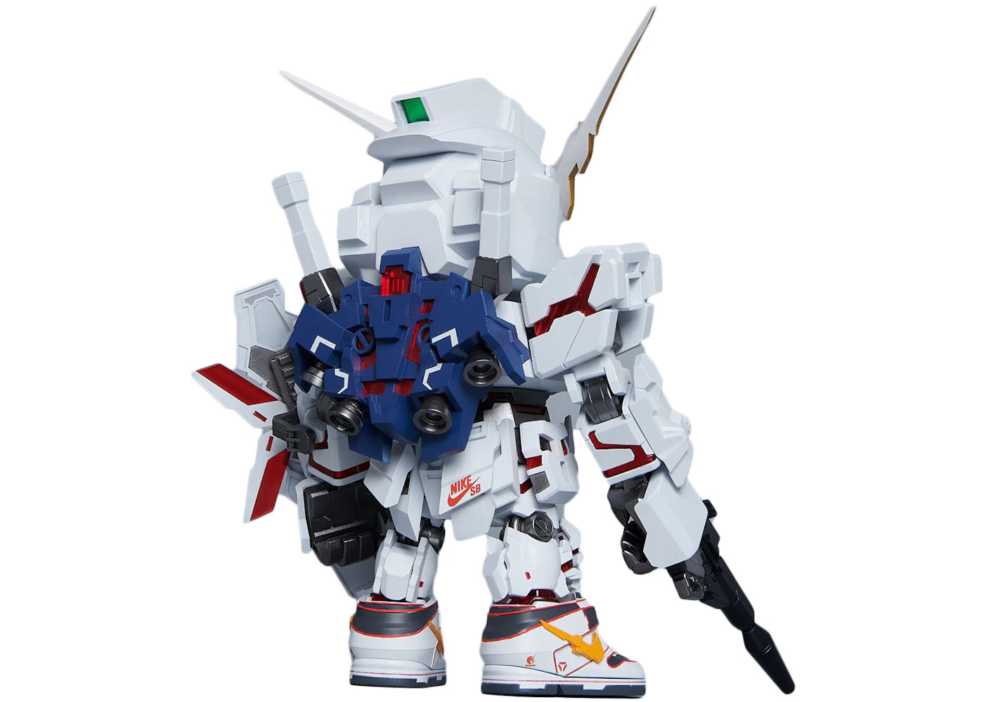 Bandai Gundam x Nike SB Unicorn QMSV RX-0 (Destroy Mode) Action Figure