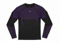Gymshark L/S Muscle Fit T-shirt Black/Athletic Purple