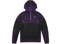 Gymshark Onyx 5.0 Seamless Hoodie Black/Athletic Purple