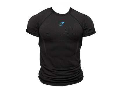 Gymshark Onyx 5.0 Seamless T-shirt Black/Onyx Grey sneakers - authentic Gymshark shoes