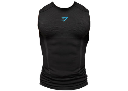 Gymshark Onyx 5.0 Tank Black/Onyx Grey - authentic Gymshark product