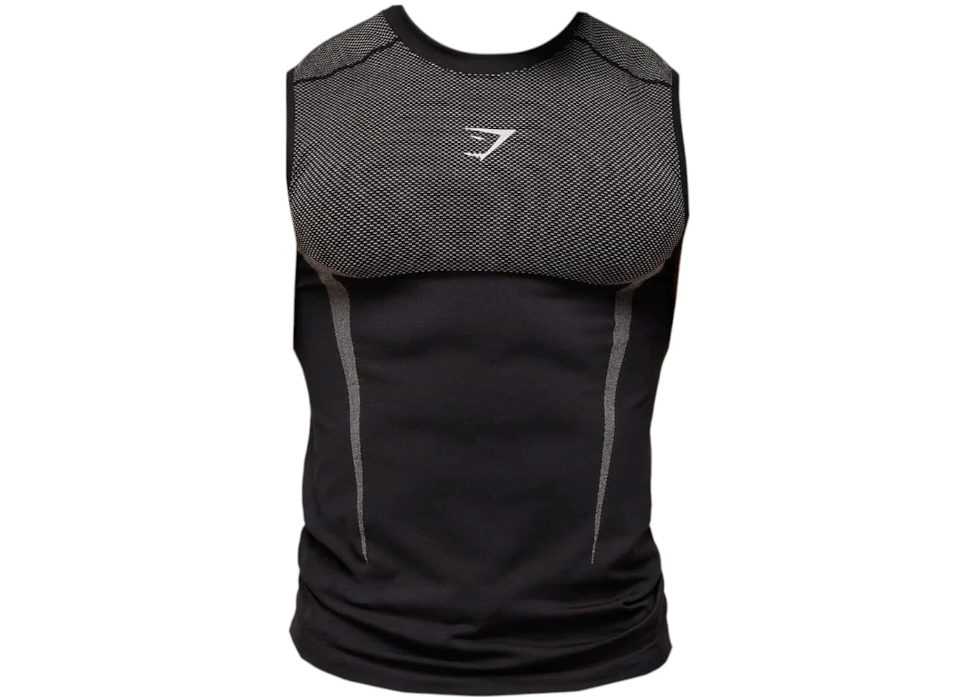 Gymshark Onyx 5.0 Tank Black/Light Grey - vue 360