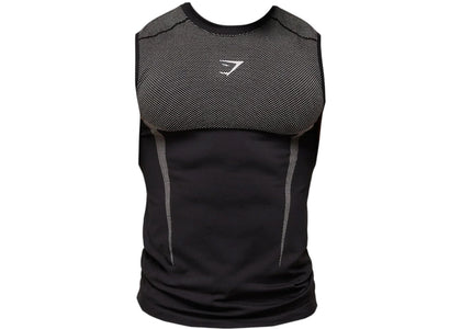 Gymshark Onyx 5.0 Tank Black/Light Grey - authentic Gymshark product