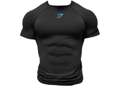 Gymshark Onyx Midnight 5.0 Seamless T-shirt Black/Black - authentic Gymshark apparel