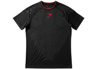 Gymshark Onyx V1 T-Shirt Black/Onyx Grey/Carmine Red