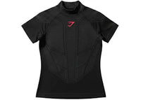 Gymshark Onyx Women's V1 Baby Tee Black/Onyx Grey/Carmine Red
