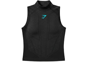 Gymshark Onyx Women's V1 Tank Black/Onyx Grey/Brand Blue - authentic Gymshark product