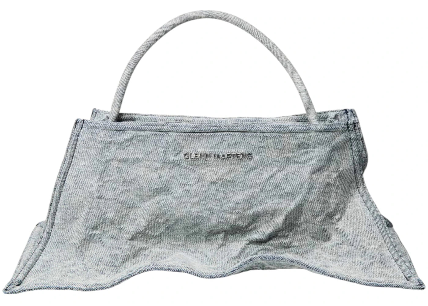 H&M x Glenn Martens Shoulder Bag Light Denim Blue - vue secondaire A