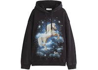 H&M x Stella McCartney Women's Printed Cotton Hoodie Black