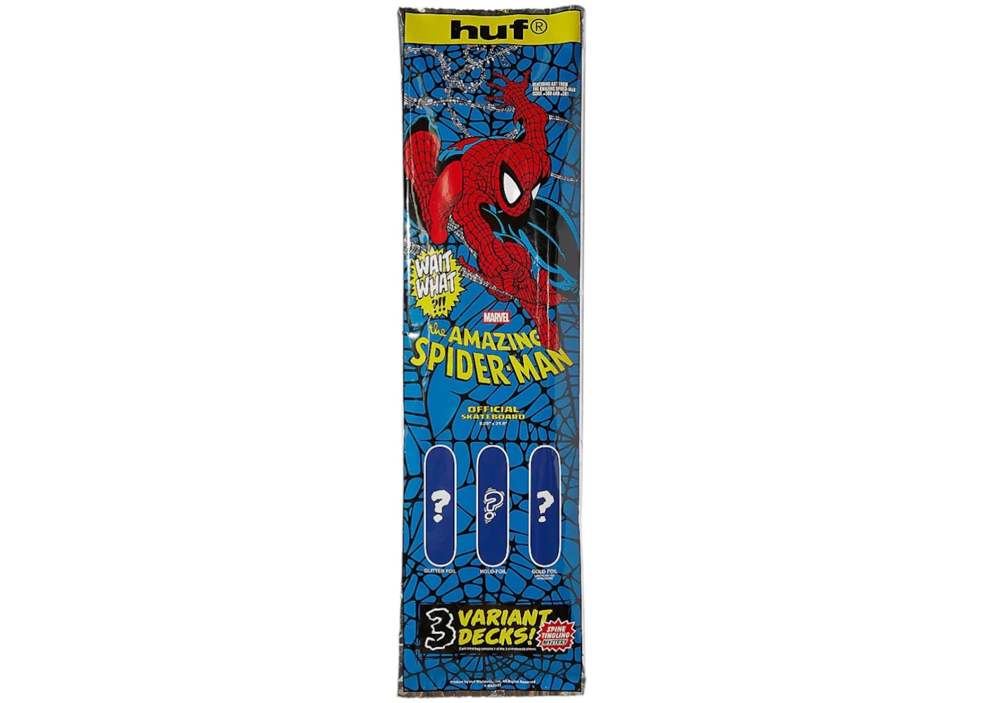 HUF x Spider-Man Issue 300 Blind Bag 8.25" Skateboard Deck