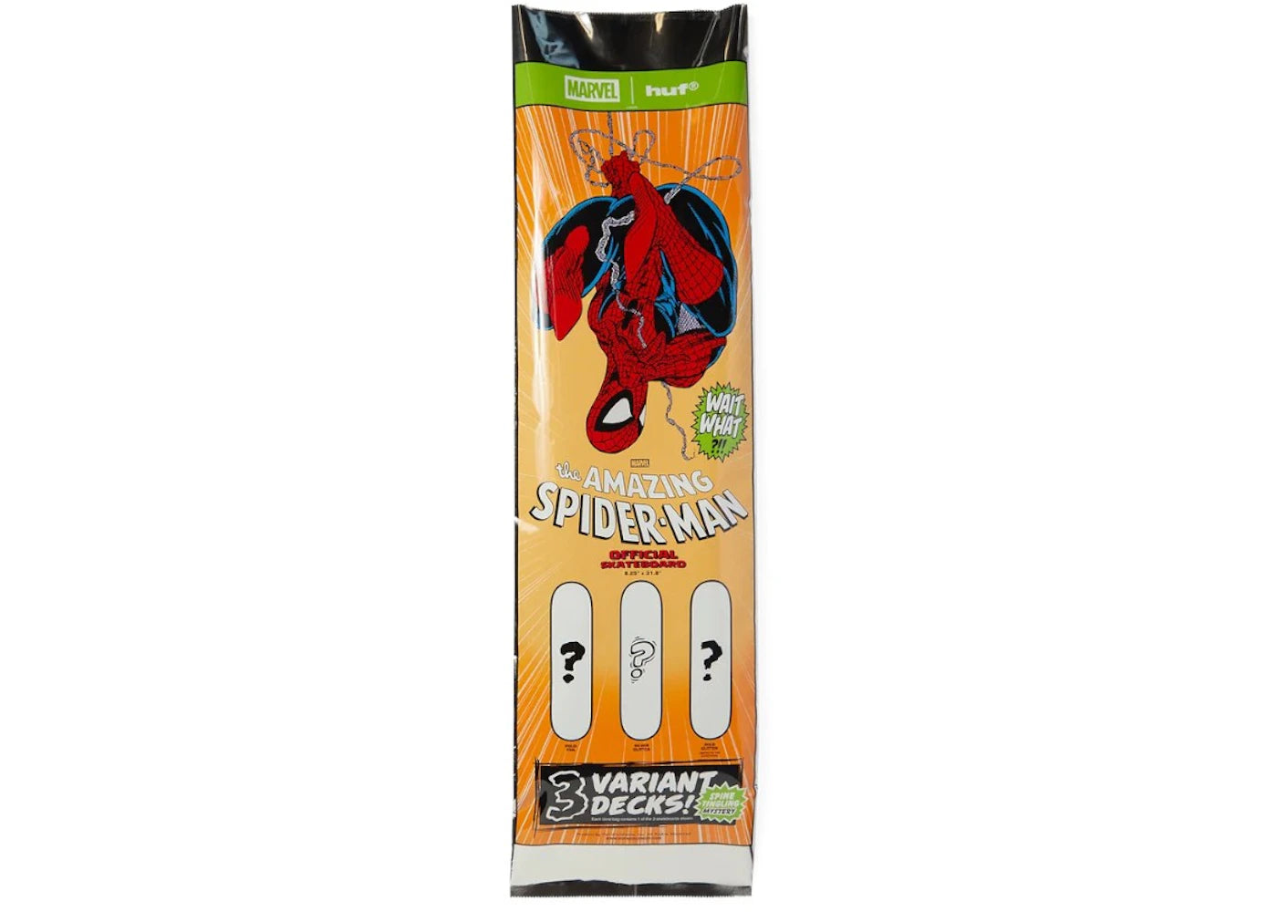 HUF x Spider-Man Issue 321 Blind Bag Deck - vue 360